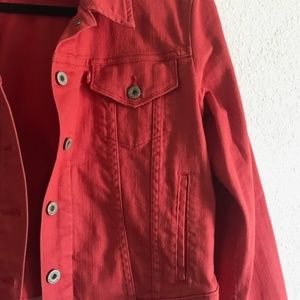 🔆 Levi's Reddish Orangish Jean Jacket - Size L